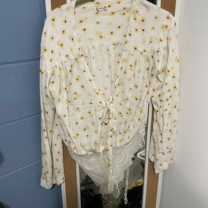 Free people flower onesie